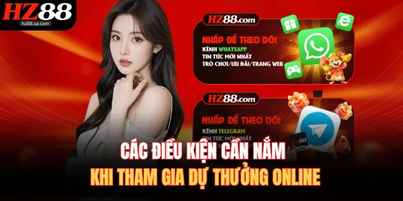 Các điều kiện cần nắm khi tham gia dự thưởng online